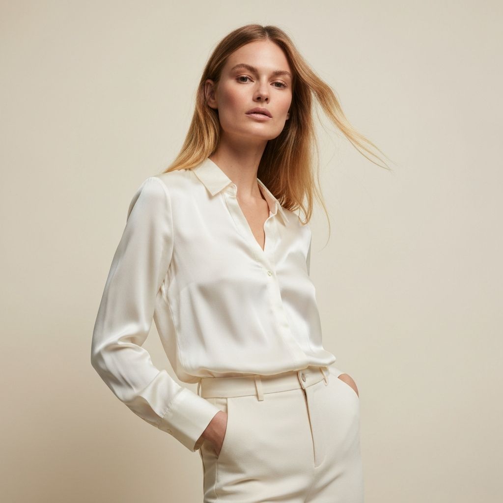 Camisa Seda Natural
